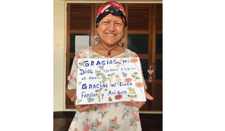 Albina Ruíz continua su lucha contra el cáncer