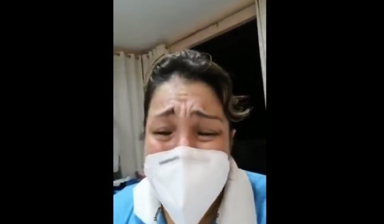 Enfermera del hospital de Tocache, hace dramático llamado al MINSA y EsSalud para lograr traslado de su colega a Lima