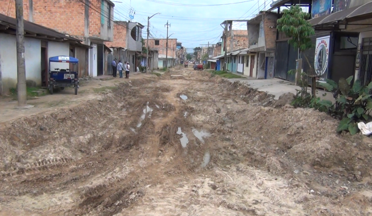 Paralizaron obra del Jr. Pedro P. Noriega