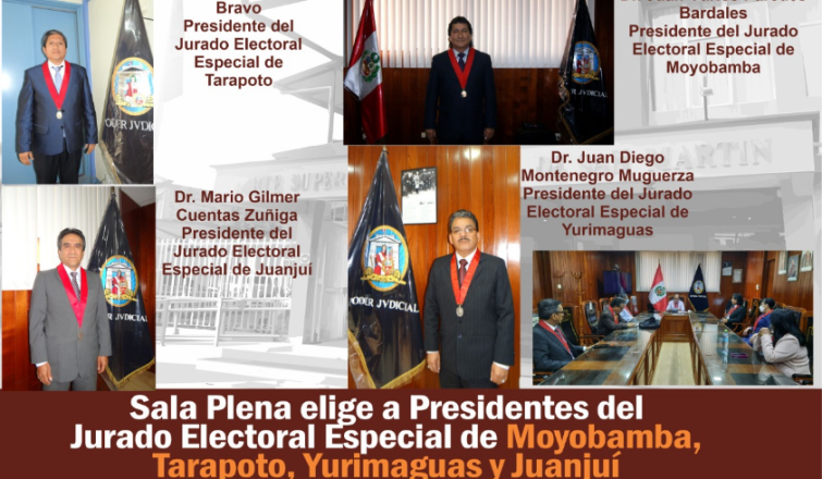 Presidentes jurado electoral 2022