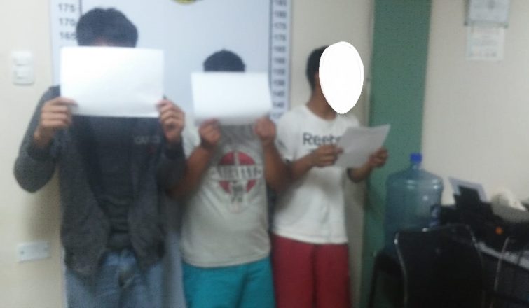 Serenos intervinieron a 3 menores de edad