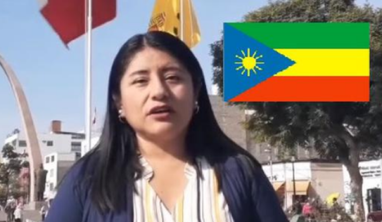 cambio de bandera peruana